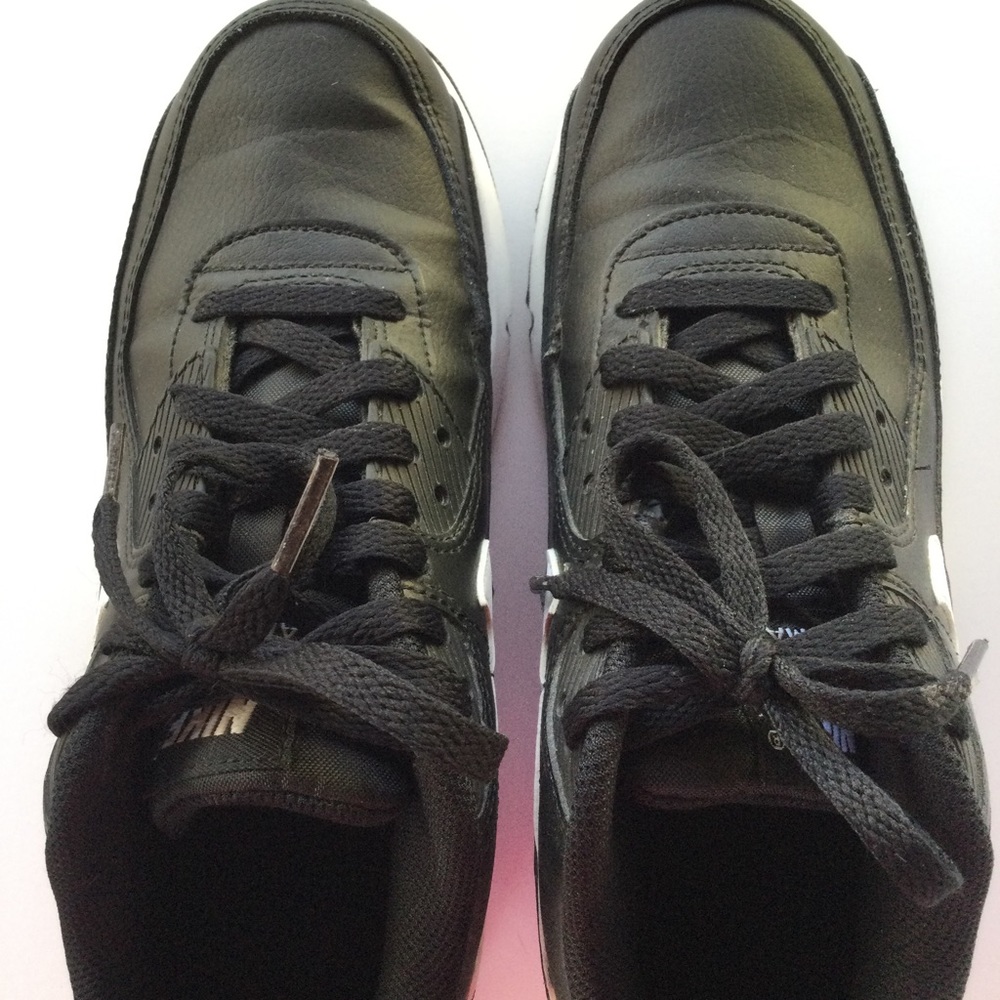 Nike Air Max 90 LTR Kids Youth Sneaker Shoes Black White Size 5.5 unisex CD6864 - Picture 6 of 9